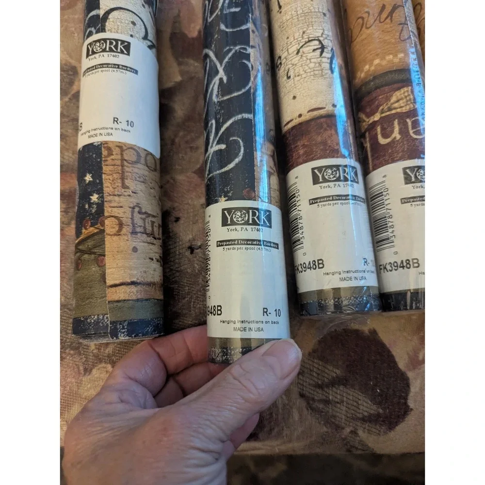 5 York Primitive Country Wall Paper Border